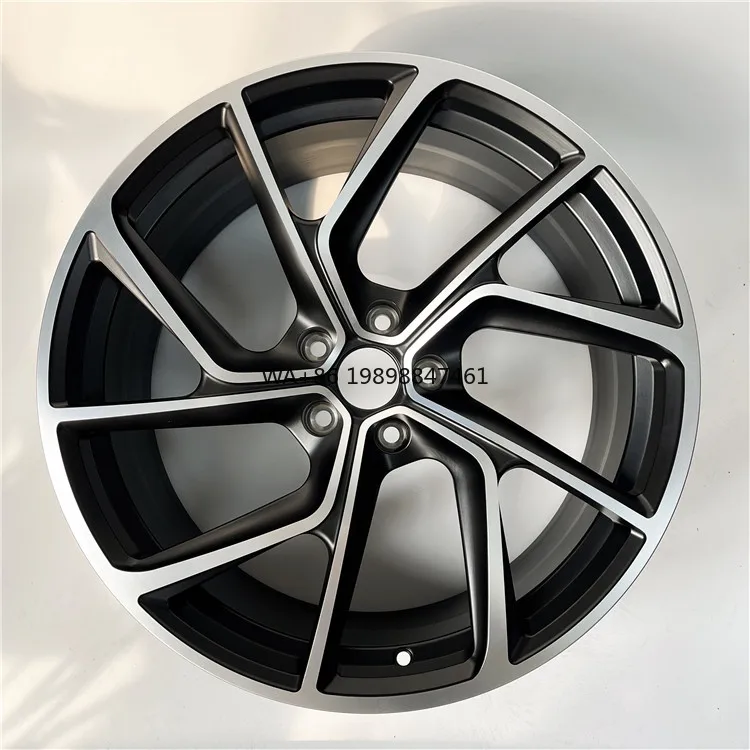 

Black Machined 19 Inch Forged Alloy Wheel Rims Five Double Spokes Polished Brushed Finish CNC Machined Multi Spoke 4x4 Offroad