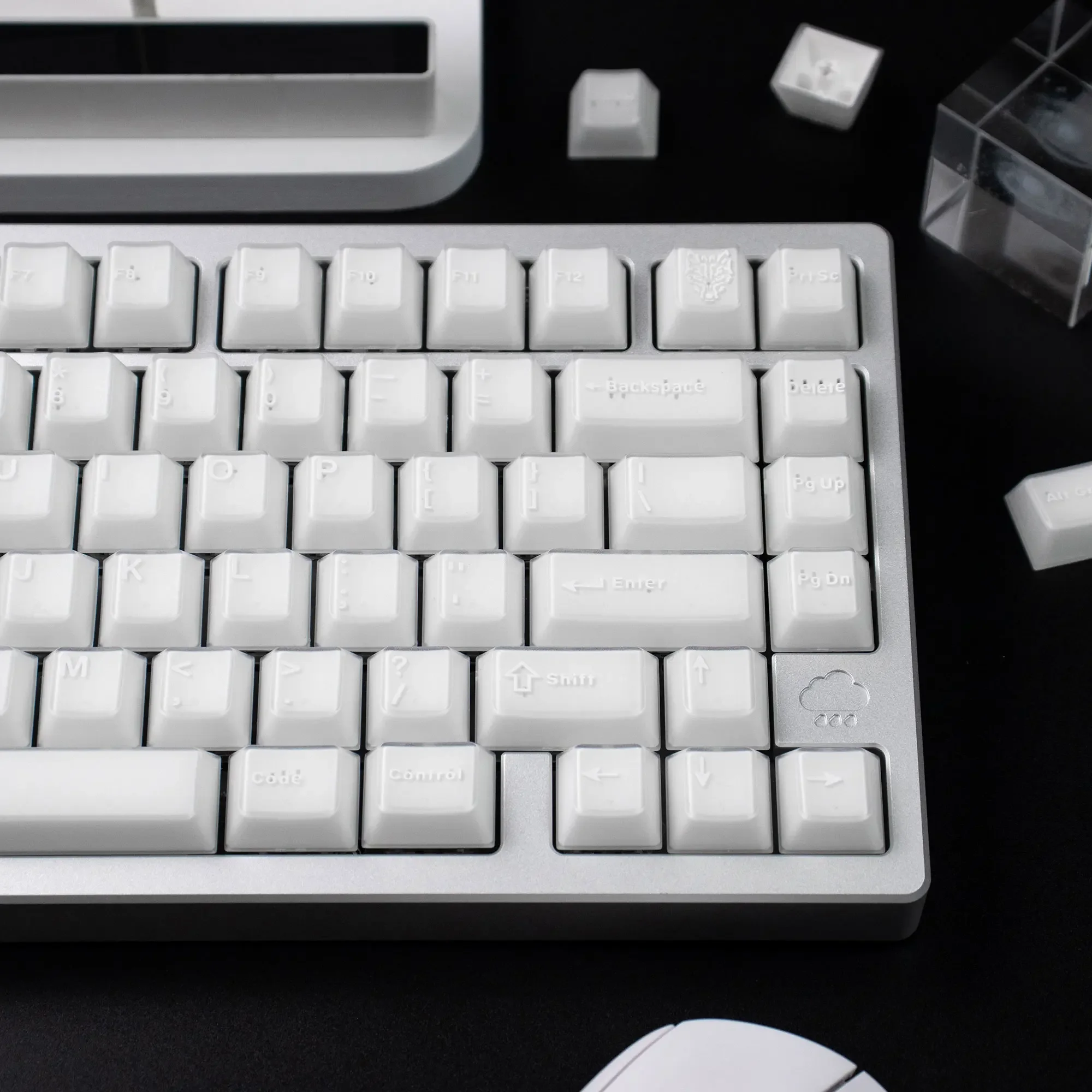 Semi-transparent keycap ABS two-color molding original wireless mechanical keyboard