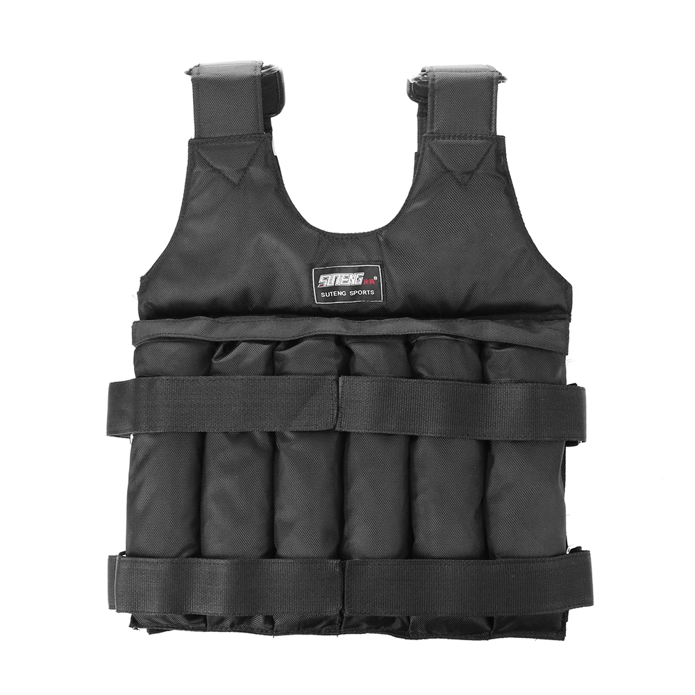 Durable Weighted Vest Adjustable Weight Training Exercise Waistcoat