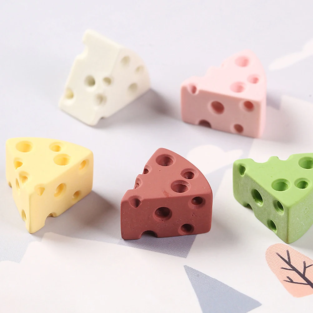 

25 Pcs Imitation Cheese Artificial Realistic Food Props Mini Model Decor Fake Bread DIY Accessories Models Decors