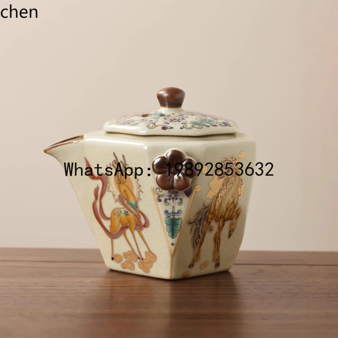 

enamel color tea for home ceramic tea set