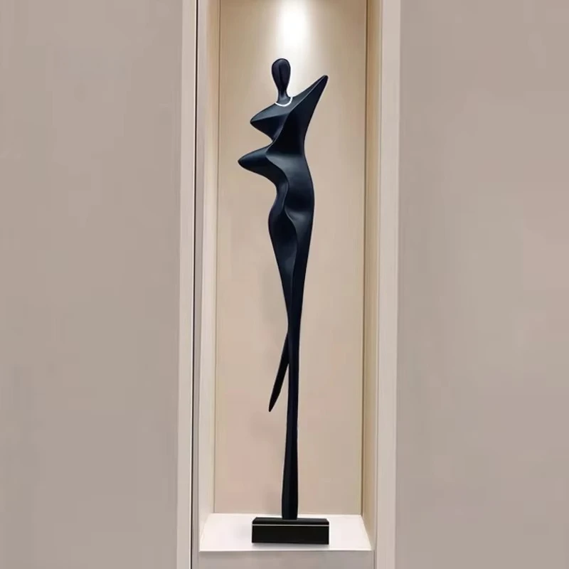 Modern Minimalist Statues for Decoration Porch Humanoid Art Abstract Figure Ornament Hotel Home Living Room Luxury Floor Decor w