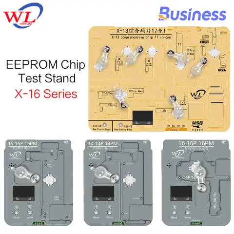 WL Integrated Baseband Chip EEPROM Repair Programmer for IPhone X-16 Series of CH US Versions CPU IC Chip Read Write Tools Set
