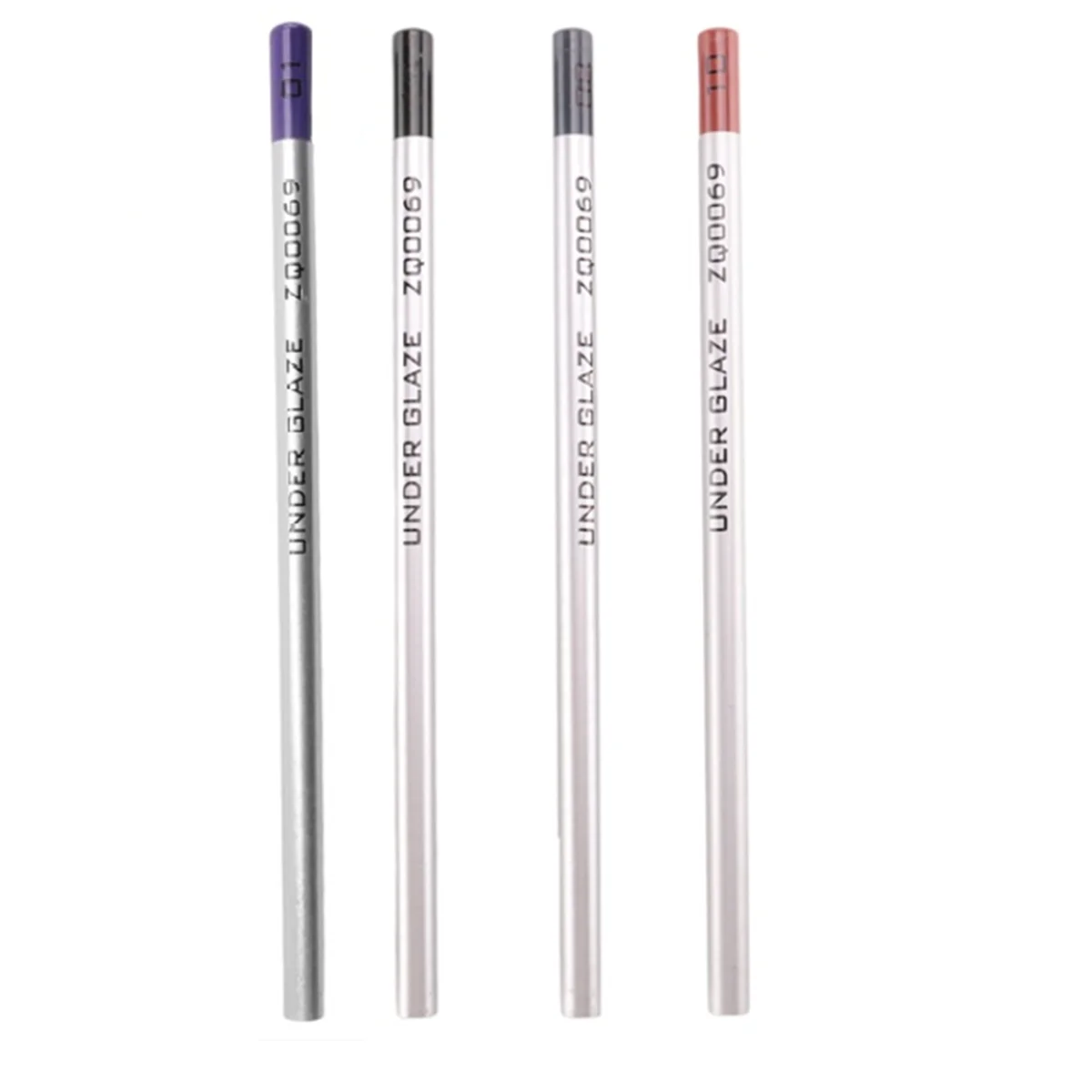 4Pcs Underglaze Pencils, Underglaze Pencils for Pottery,Underglaze Pencil Precision Underglaze Pencil for Pottery B