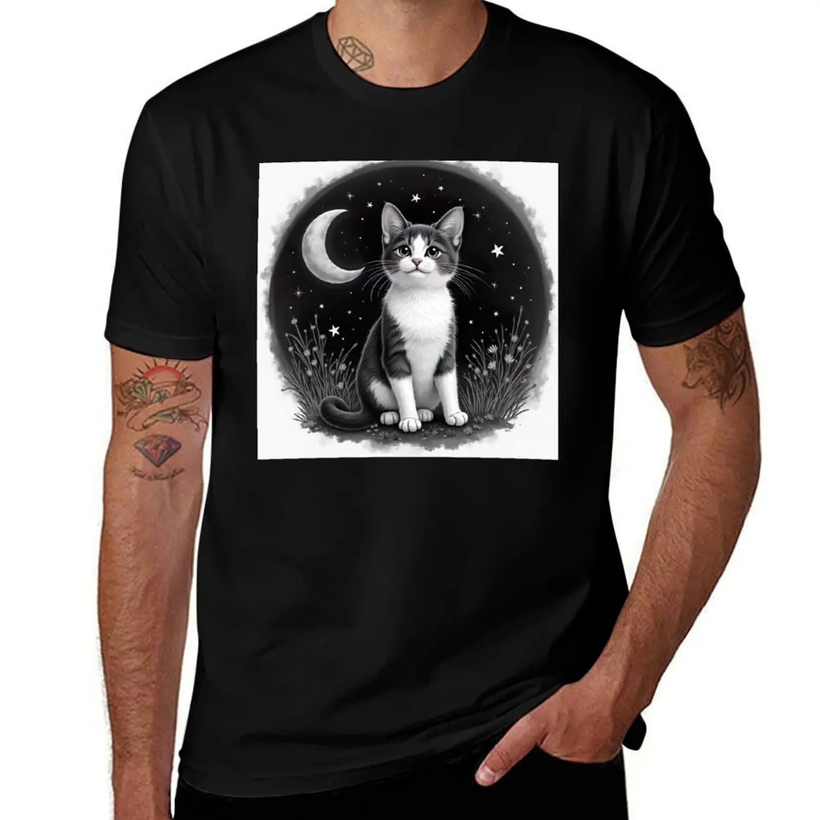 

Celestial Cuteness T-Shirt vintage t shirts T-shirts man street wear custom shirt Men's t shirts