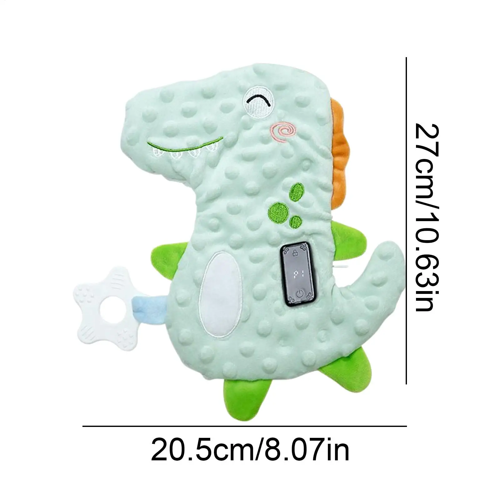 Chupetas de sono para bebês, desenho animado, vibração, modos de vibração ajustáveis, boneca de pelúcia para crianças pequenas, meninas sensoriais