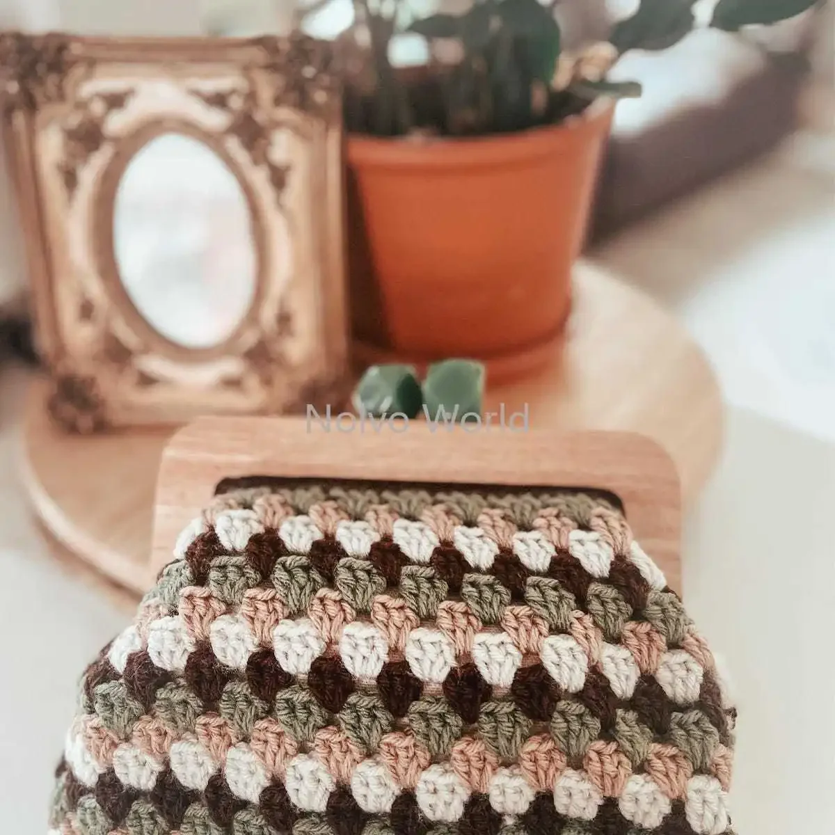 3/6/15PCS 19.6x11cm Macaron Candy Color Natural Wood Handle Frame For Brackets Bags Handbag Kiss Clasp Resin Head Accessories