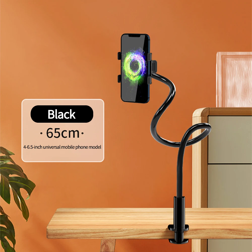 Lazy Goose Neck Mobile Phone Holder. 360° Rotating Long Arm Bedside Table Mobile Phone Holder Phone Accessories Phone Grip