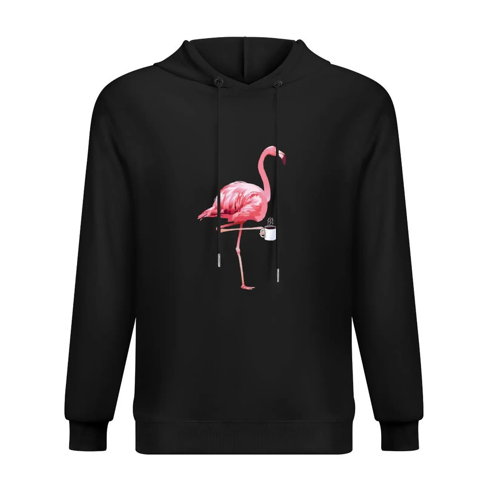 

Flamingo Coffee Hoodie men clothing autumn new products hooded shirt korean autumn clothes new in hoodies