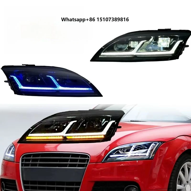 Auto Car Accessories Popular Fit for TT 2008-2014 Facelift Upgrade to 2024 LED Headlight Style Assembly Plug and Play