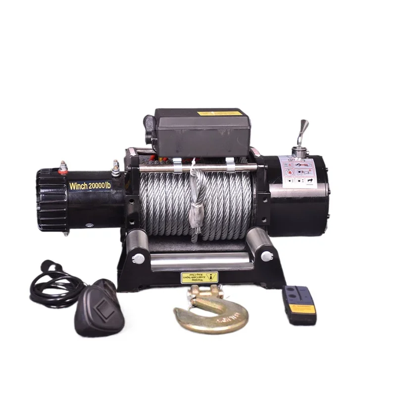 12V/ 24V 6000 Lb Automobile Winch Electric Winch