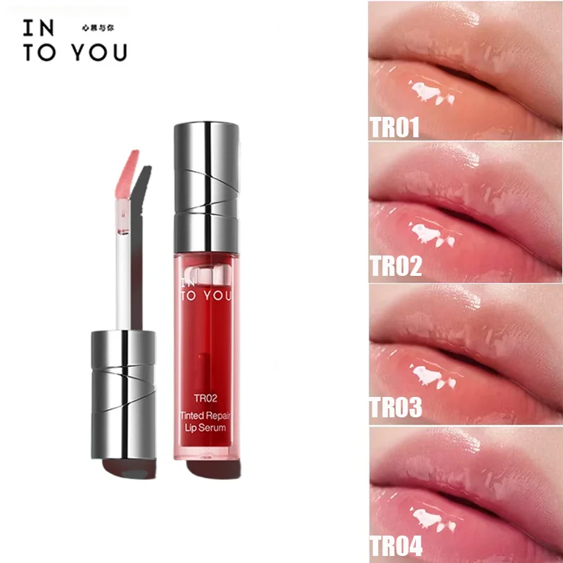 

INTO YOU блеск для губ зеркало влажная увлажняющая эссенция для губ блеск мерцающая сыворотка для губ нелипкий оттенок для губ уход макияж