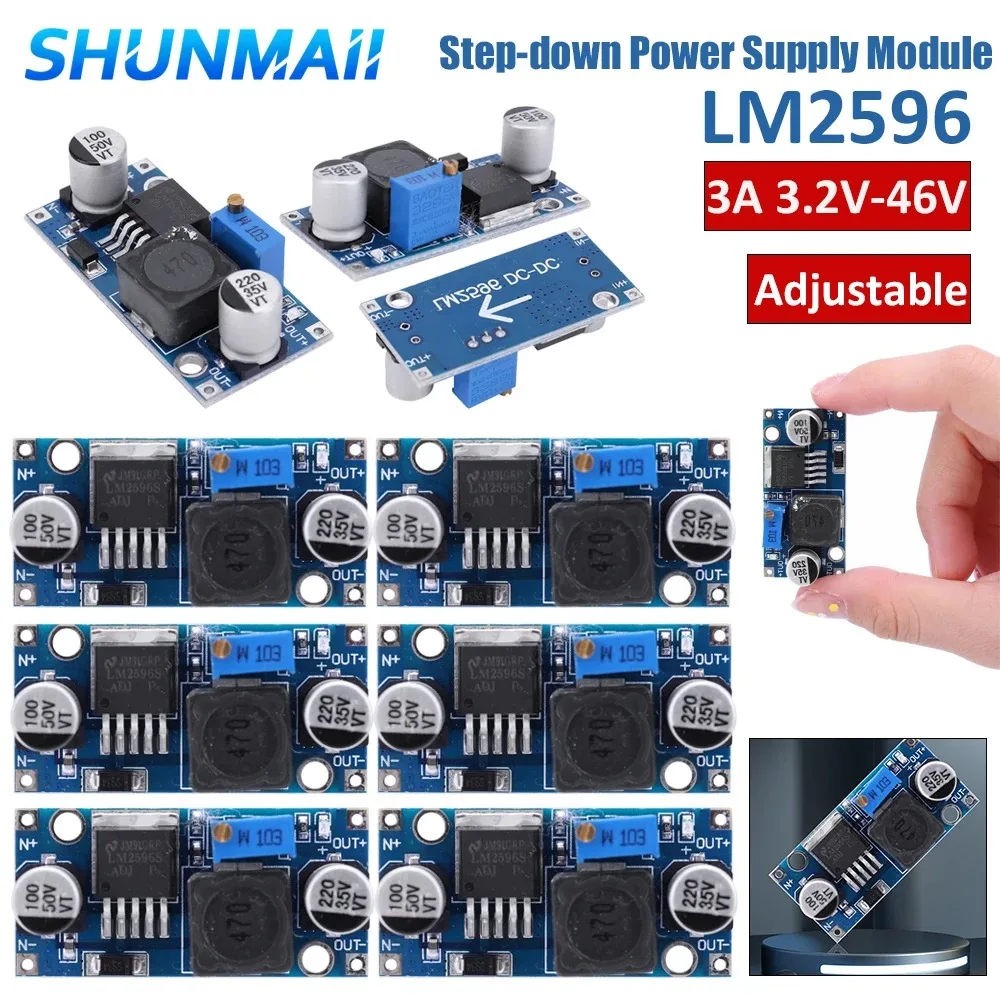 1-10 pz LM2596 convertitore Buck da cc a cc modulo regolatore di tensione 3.2V-46V a 1.25V-35V convertitore Step Down modulo di alimentazione