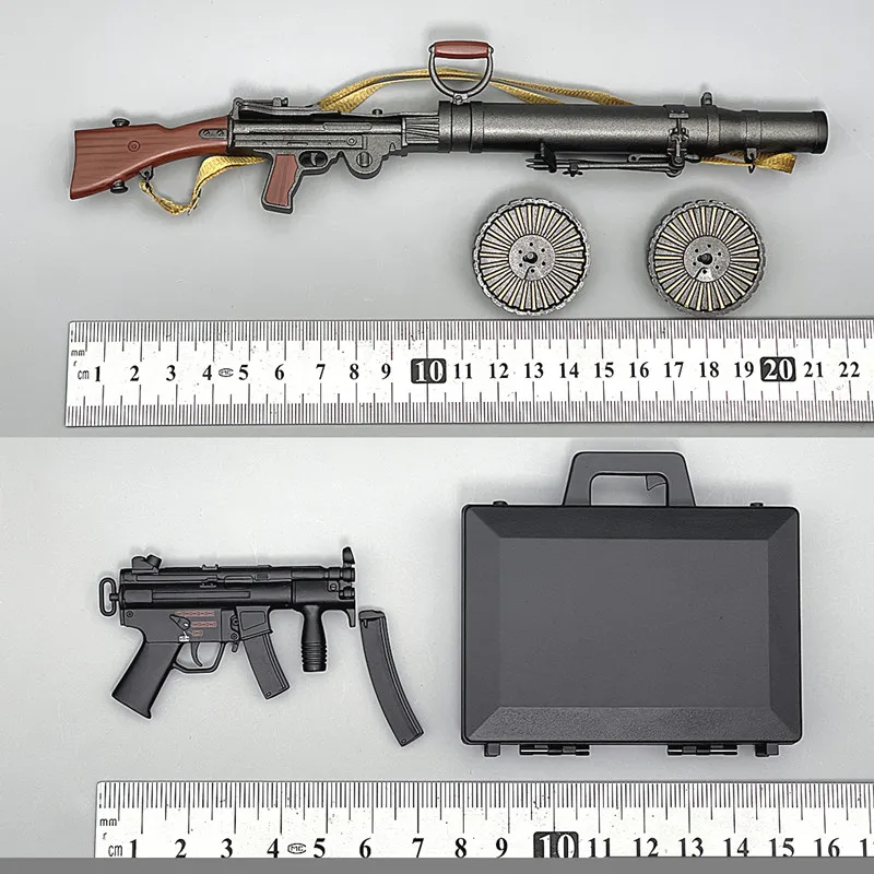 

1/6 Scale L42A1 Rifle Lewis Remington M870 Sterling SMG L96A1 G3 SG1 UMP45 G3 Rifle SR-25 Mod.0 LMG5.56 MP5K Plastic Model