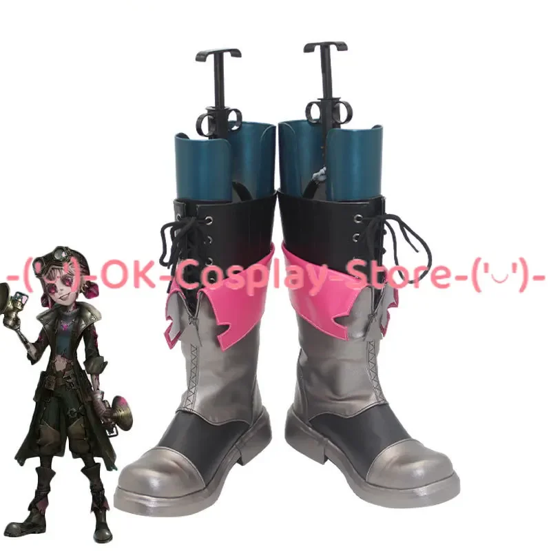 

[Customized] Game Identity V Cheerleaders Lily Barriere Cosplay Shoes Roleplay Props Halloween Carnival Party PU Leather Boots