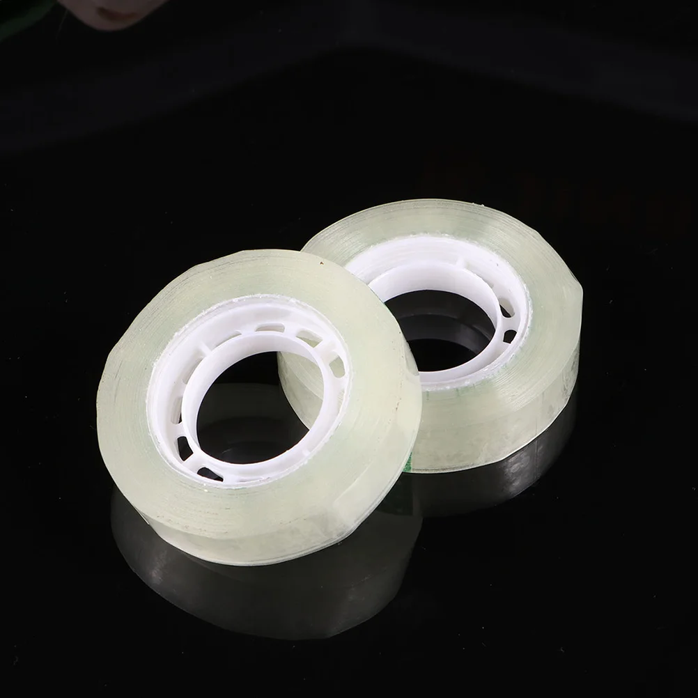 24 個のクリア透明粘着剤強力な引張強度高粘度オフィス学校家庭ワークショップ使用文具テープ