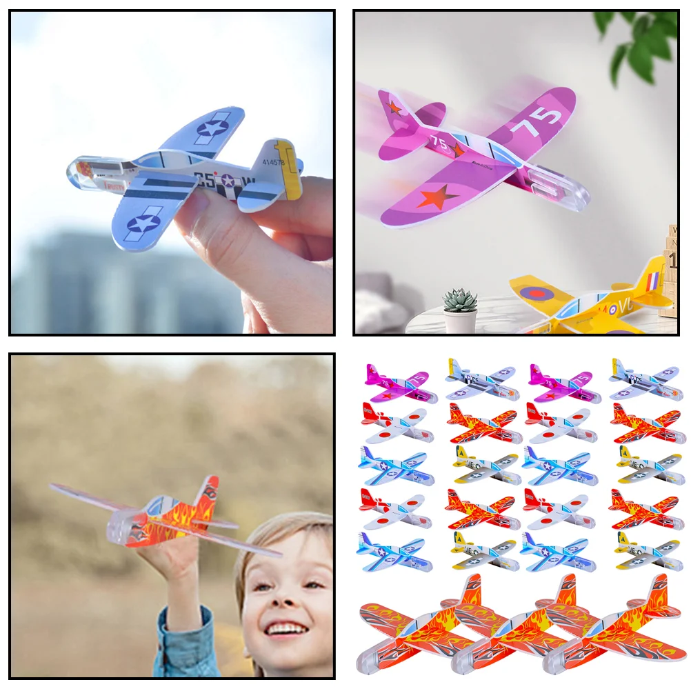 30 Pcs Mini Small Plane Child Airplane Toy Foam Airplanes For Kids Toys Boy Outdoor