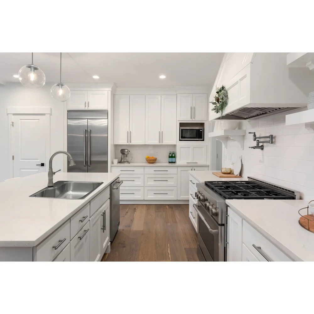 اليدوية 33 بوصة الفولاذ المقاوم للصدأ قطرة في بالوعة المطبخ ثقب واحد صنبور متوافق سهلة التركيب الصوت الملطف مدورة #3