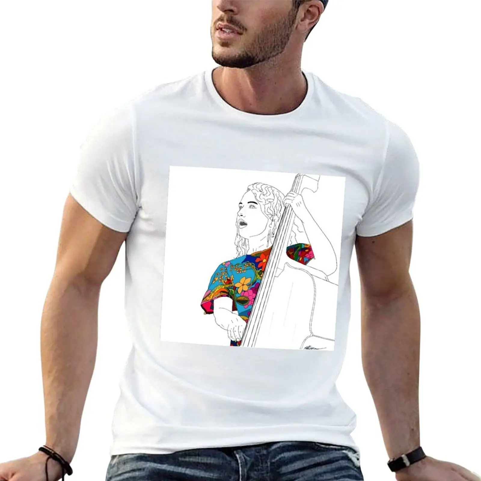 

cotton man shirt Bassist man the t T-Shirt t shirt cotton t designer Hannah shirts funny