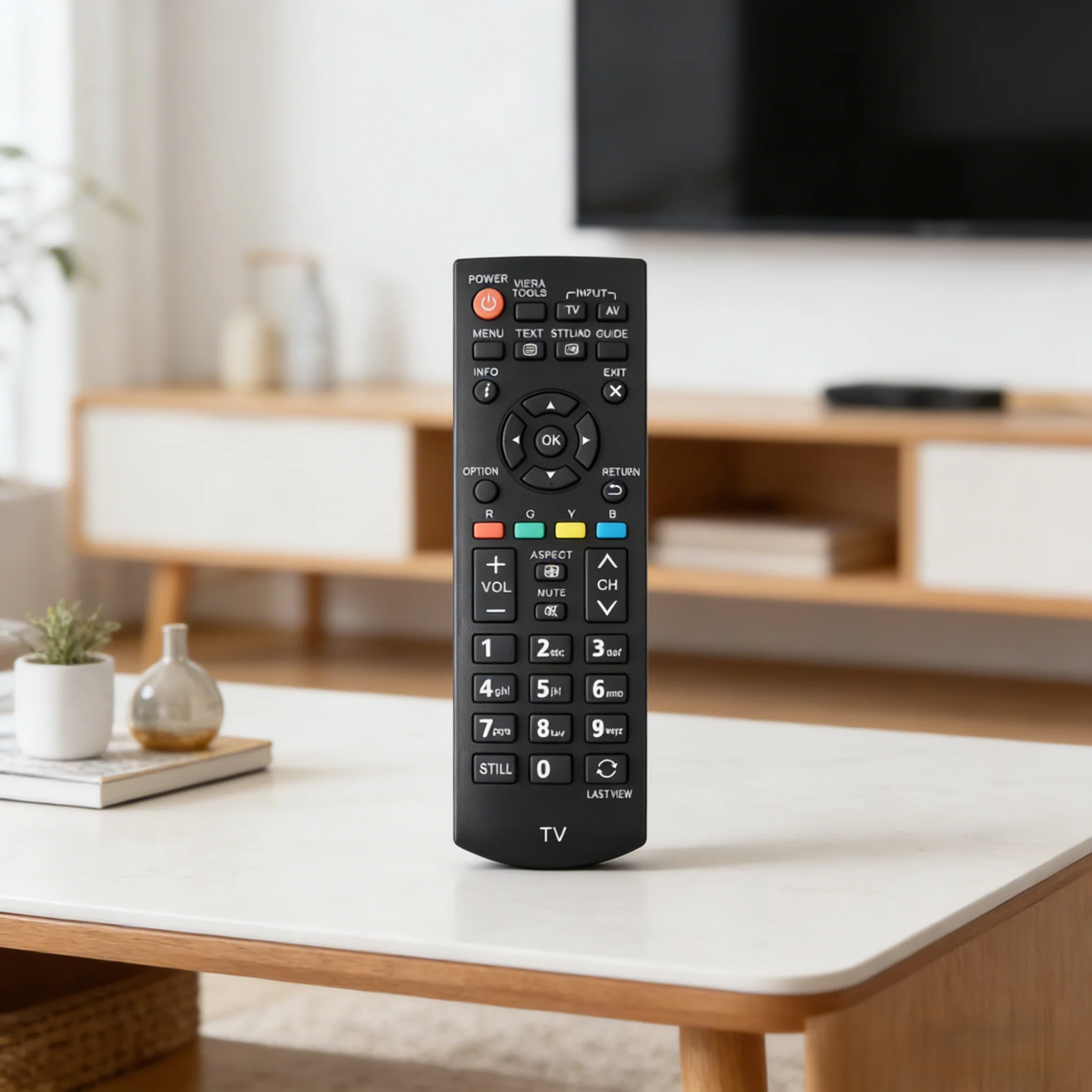 

N2QAYB000935 Universal Remote Control Replacement for Panasonic TV Models TH-60A430A TH-60A430Z 60C430Z - Easy to Use Remote Con