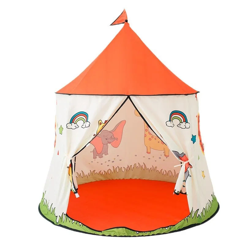 kids Tent Indoor Girls Toys Cute Child Sleeping Separated Beds Secret Base Cabin Baby Teepee Tent for Kids Birthday Gifts