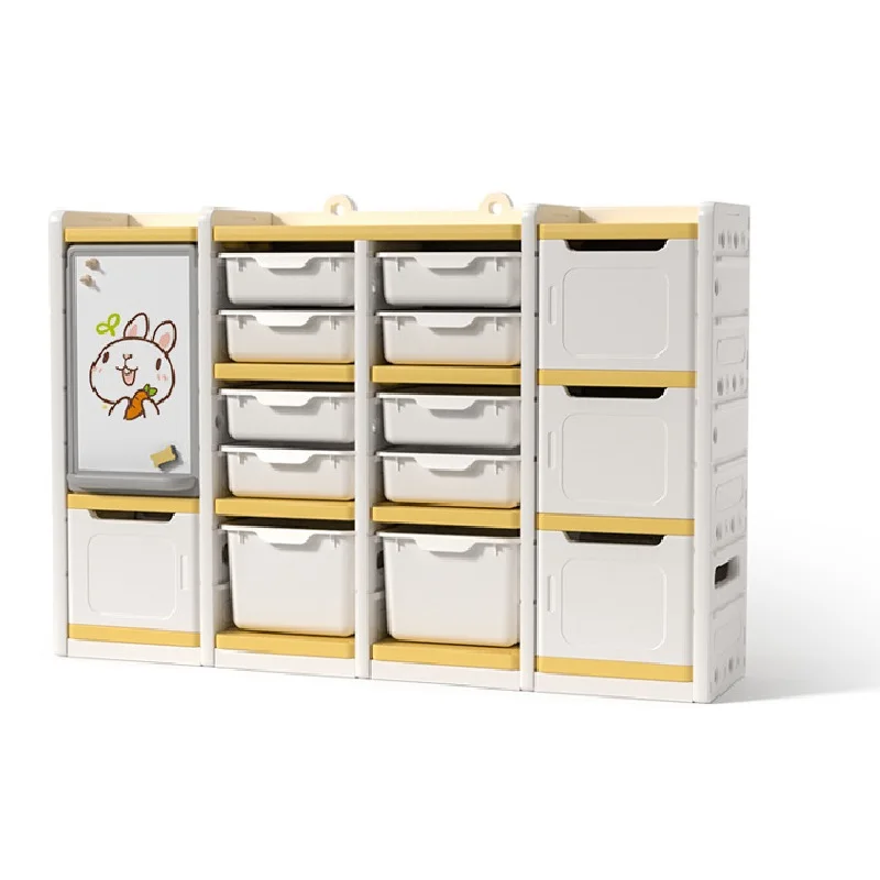 Toy Storage Rack Storage Cabinet Large Capacity Multi-Layer Storage Rack Storage Cabinet Baby Toy Rack Finishing Cabinet