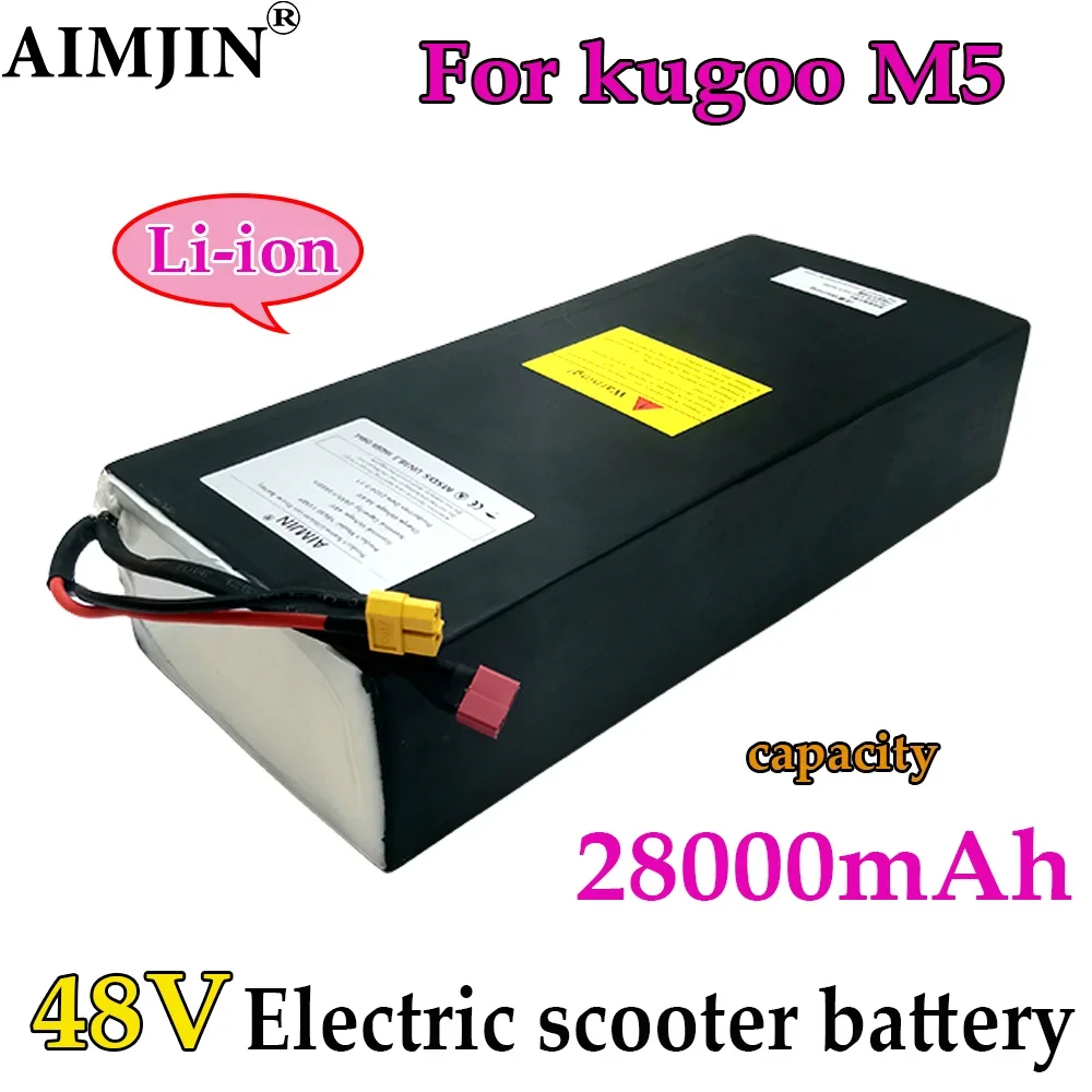 13S8P 48V 28AH for Kugoo M5 Kirin Electric Scooter/Bicycle Powerful Motor 18650 Original Lithium Battery