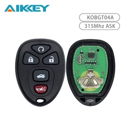 KOBGT04A Car Key Remote Control Vehicle Key 315MHZ for Buick LaCrosse Chevrolet Cobalt Pontiac G5 G6 Grand Prix Saturn Aura