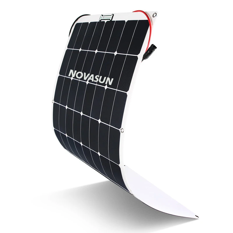 Semi Flexible Photovoltaic Waterproof Solar Panel Mono Poly ETFE   