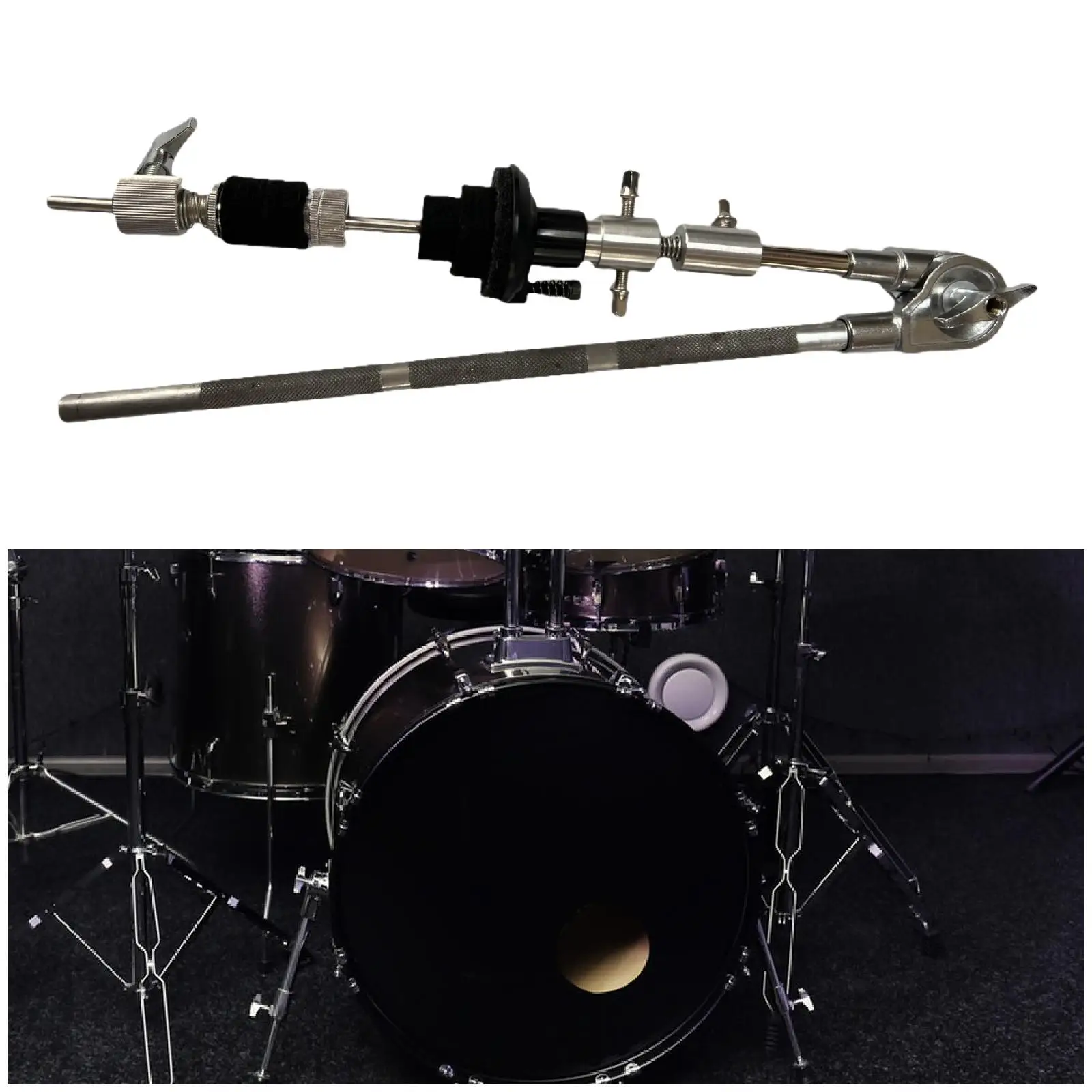 Cymbal Holder Foldable Stretchable Leg Jazz Drum Supplies Lightweight Drum Hardware Professional Drum Parts Mount Holder