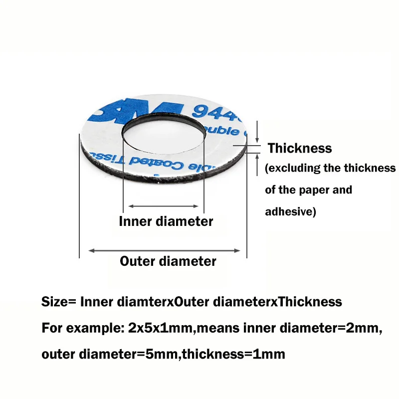 Hard Plastic PVC Transparent Washer M2 M3 M4 M5 M6~M20 Single-sided Adhesive Round Flat Pad Insulating Ring Spacer Flat Washer