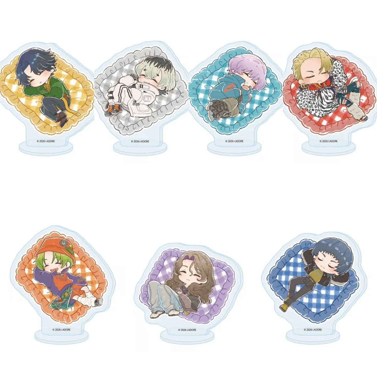 10CM Hot Anime Daemons of the Shadow Realm‌ Acrylic Stand Model Keychain Characters Ornament Accessories Goods Gifts