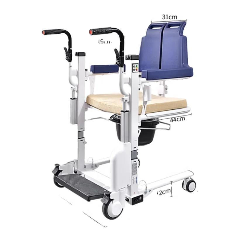 Multifunctional transfer chair, paralyzed elderly electric lift chair, disabled home care, bath transfer machine, transfer car