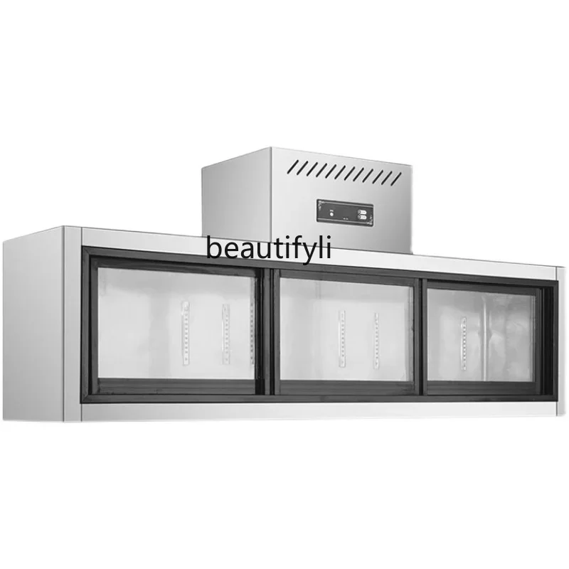 

YH Commercial Wall-Mounted Console Freezer Air-Cooled Refrigerated Cabinet Frozen Hanging Workbench