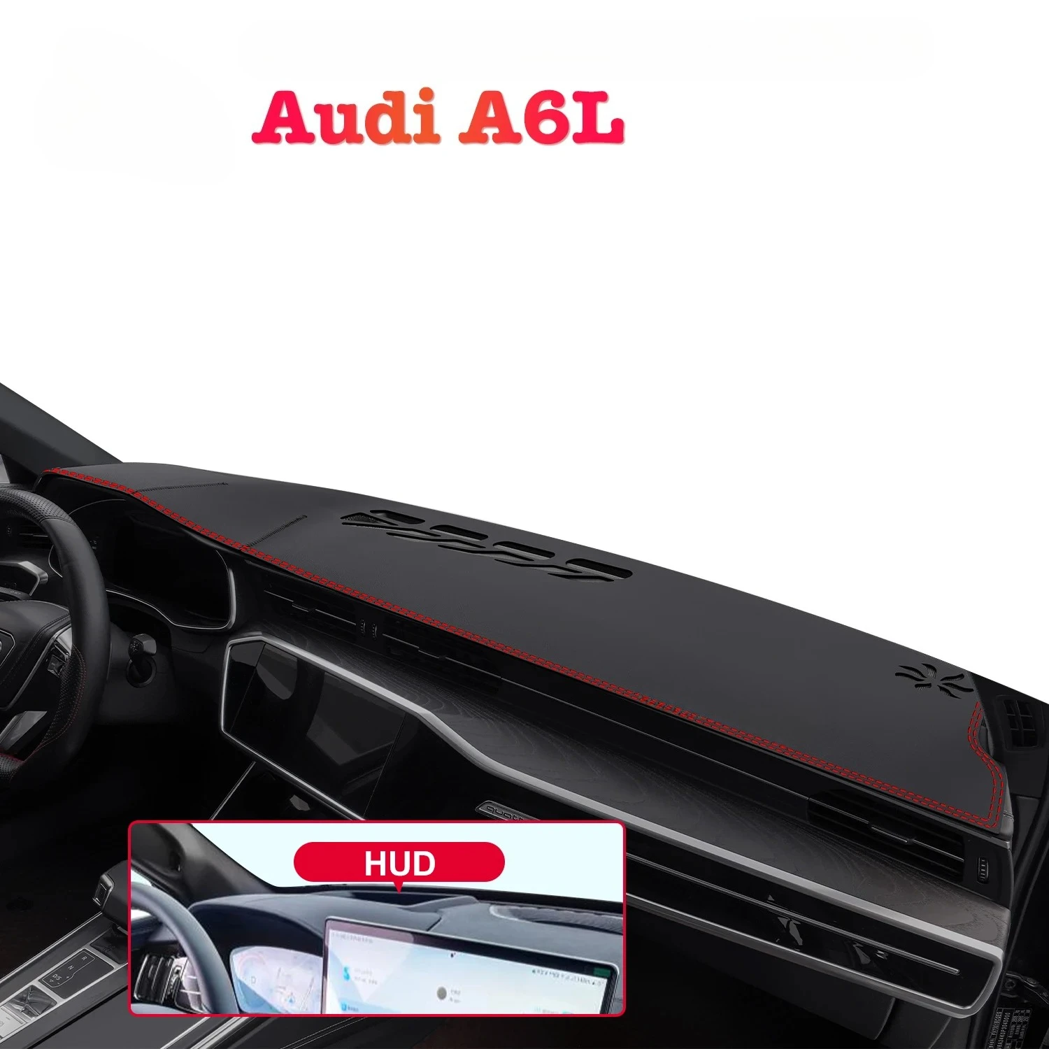 

Car Dashboard Mat for Audi A6L 2012-2024 Light Blocking Pad Center Console Dash Mat Sunshield Protector
