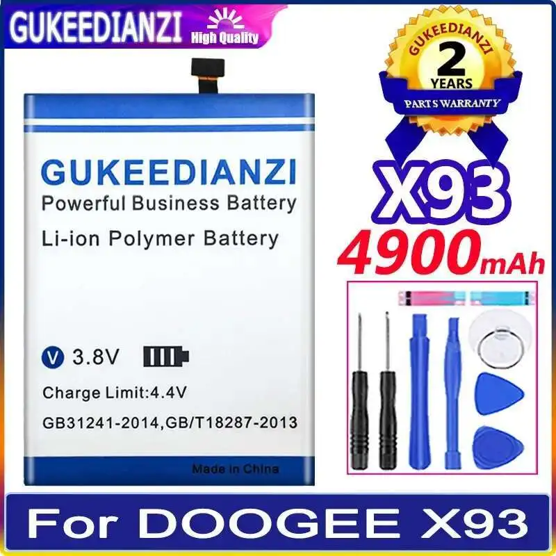

X93 BAT2119124350 Long-Lasting Performance Mobile Phone Battery For Doogee 4900Mah Reliable Replacement