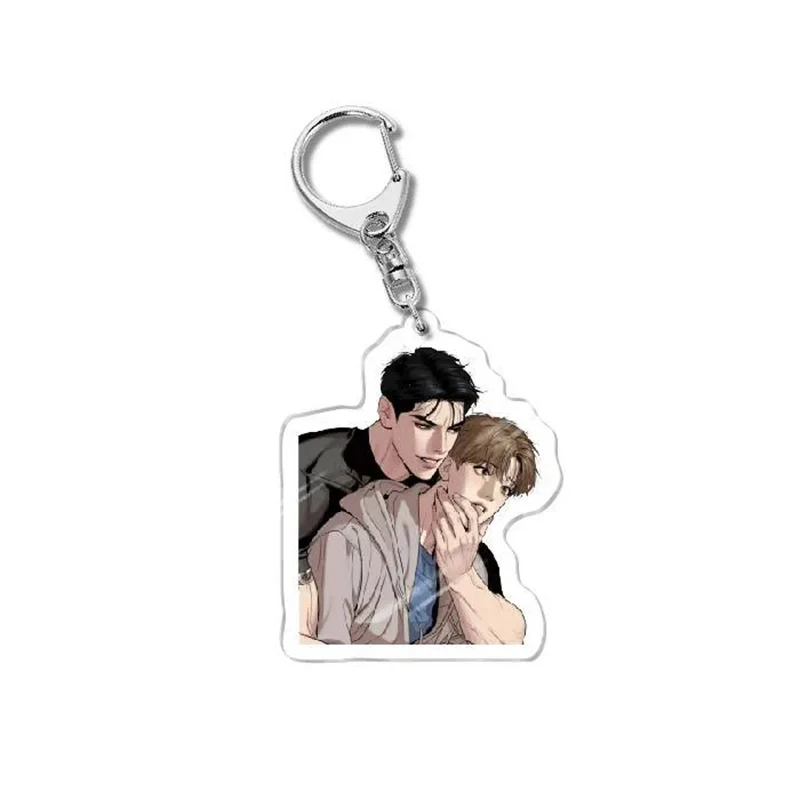 Lovely Korea BL Anime Jinx Collection Keychain Cartoon Joo Jaekyung Kim Dan Acrylic Pendant Key Chain Ornament Bag Accessories