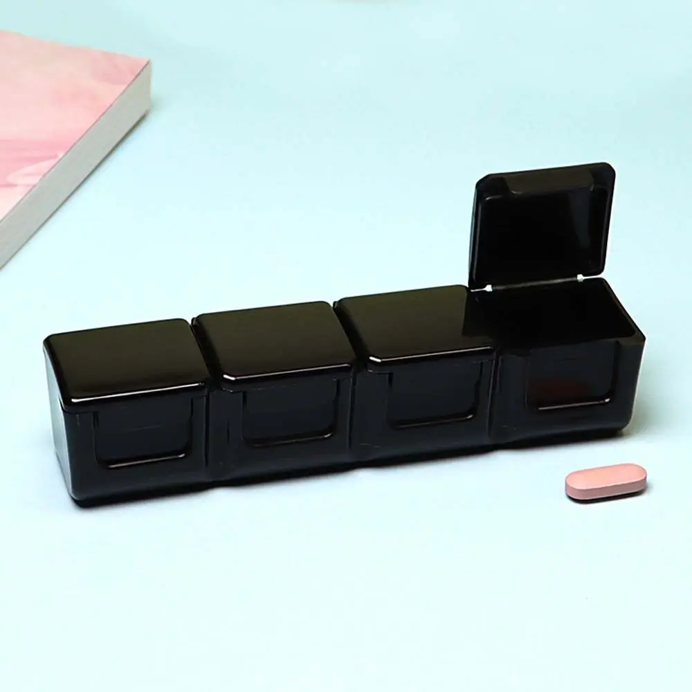 

Vitamins Mini Cut Compartment Medicine Organizer Storage Container Pill Dispenser Pill Box Travel Pill Case Medicine Pill Box