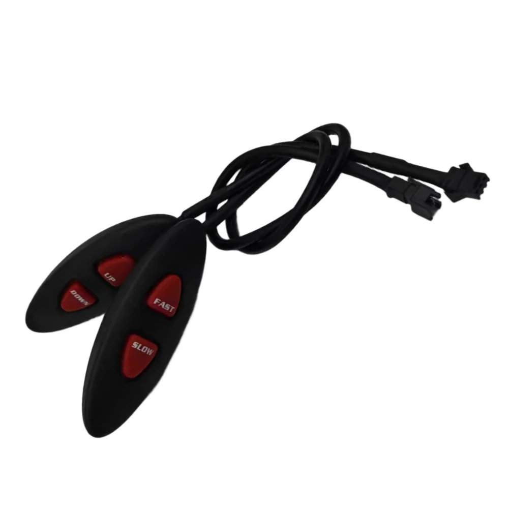 Replacement Handrail Button Set for SOLE Treadmill Model N110007A Left Right Pod Keys FAST SLOW UP DOWN Plastic Black Red
