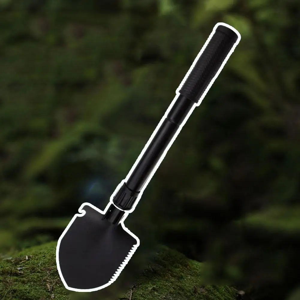 Outdoor Garden Shovel Folding Camping Spade Portable Weeding Pick Emergency Garden Outdoor Tool Multitool