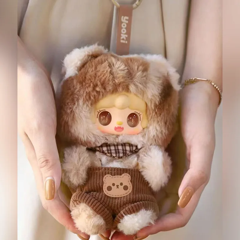 جديد Yooki الدب الصغير خطة التنوع صندوق أعمى ألعاب من القطيفة دمية رائعة المفاتيح ظهره قلادة صندوق غامض هدية #3