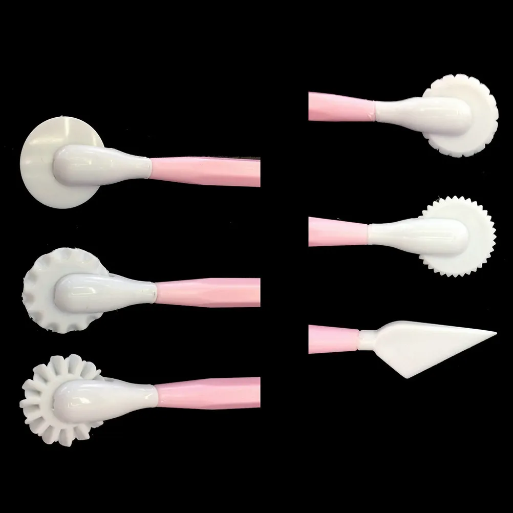 

Набор для лепки из мастики, 3 шт., пластиковые ручки для моделирования и декорирования тортов, для создания тонких деталей, легкий, для кондитерского искусства