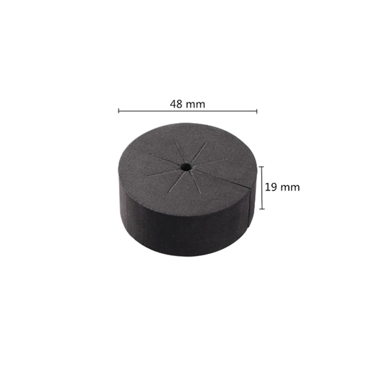 40Pcs Garden Clone Collars Neoprene Inserts Sponge Block for 2 Inch Net Pots Hydroponics Systems and Cloning Machines