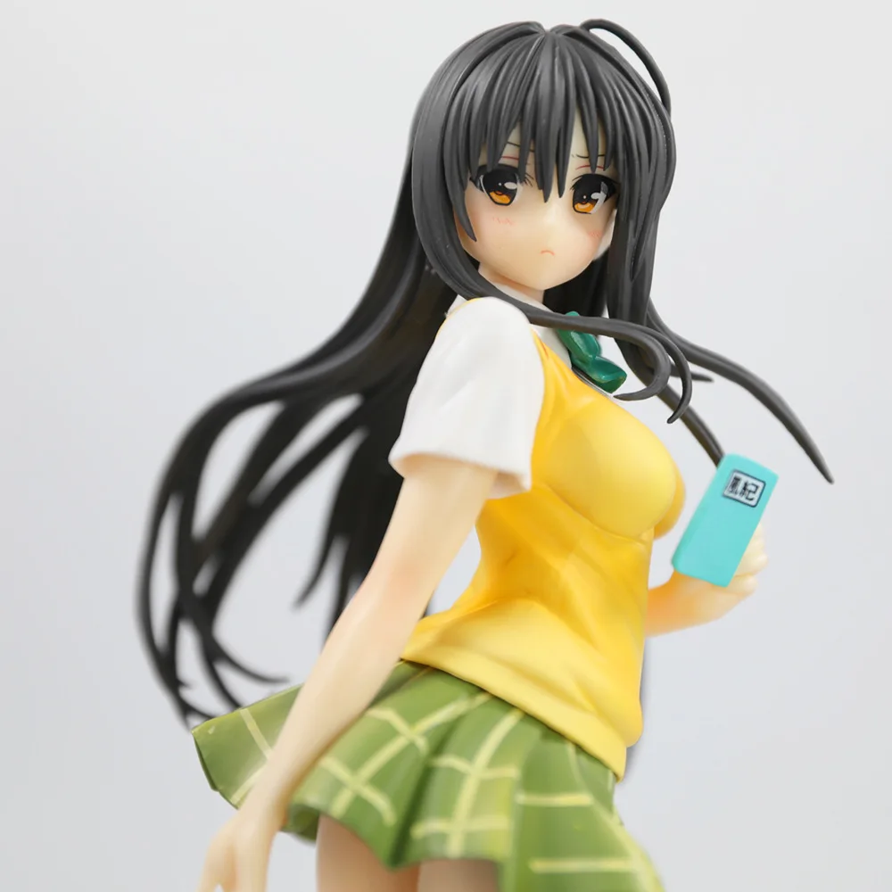 

22CM Anime To LOVEru Kotegawa Yui Figure School Uniform Dress Up Standing Model Toy Gift Collection Aciton Figure PVC 1/7