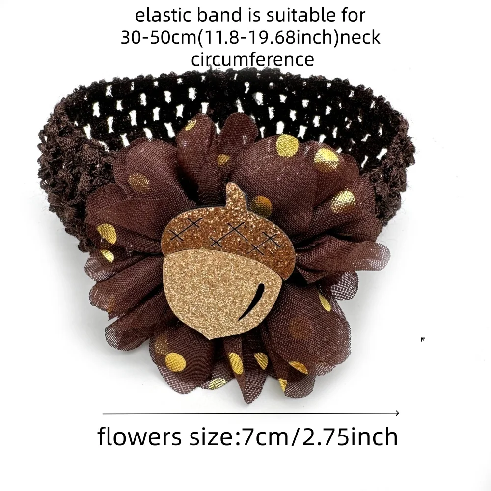 30/50 Stück Herbst-Haustierkrawatten mit elastischem Band, Fliegen für kleine, mittelgroße und große Hunde, Thanksgiving-Fliegen, Haustierpflege-Zubehör – Detail 4