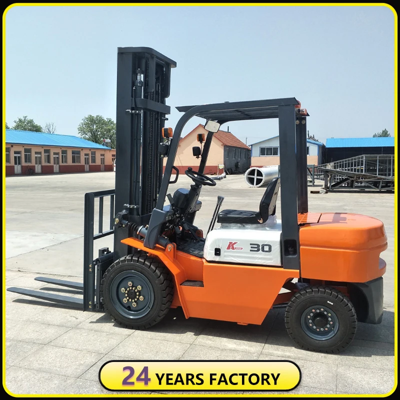 Diesel Forklift 2 Tons 3.5 Tons 5 Tons 6 Tons Hydraulic Handling Stacking Lifting Internal Combustion Ride-On Forklift