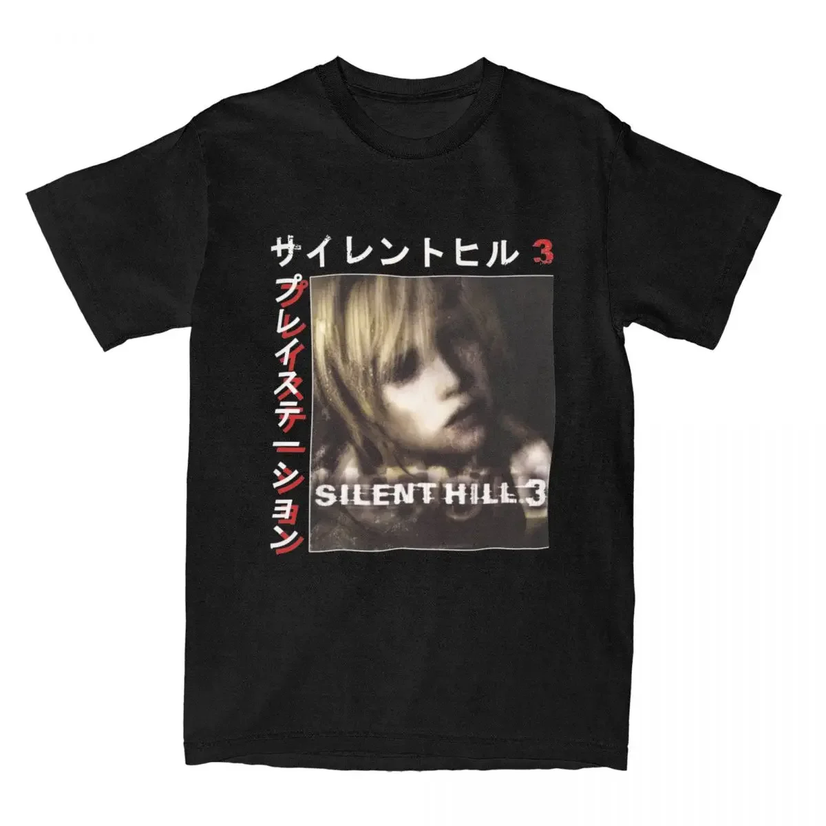 Silent Hill 3-camisetas de supervivencia de Horror para hombre, camiseta creativa de manga corta con cuello redondo, ropa de algodón puro de talla grande