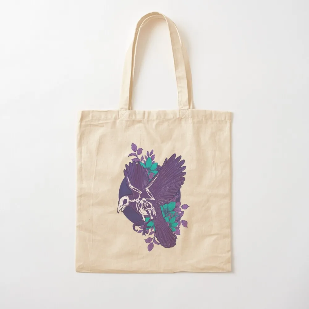 

Crow skeleton Tote Bag Big bag women bags woman 2025 large size bags canvas bags Canvas Tote Bag