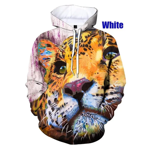 

2023 Newest 3D Animal Hoodies Leopard Pattern 2020 New Listing Leopard 3D Print Couple Sweatshirts Casual Long Sleeve Hoodie