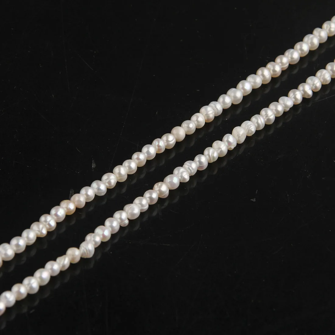 Grade AA  3-4mm Natural Freshwater Pearl Beads White Potato Pearl Loose Beads For DIY Necklace Bracelat Jewelry Making Finding